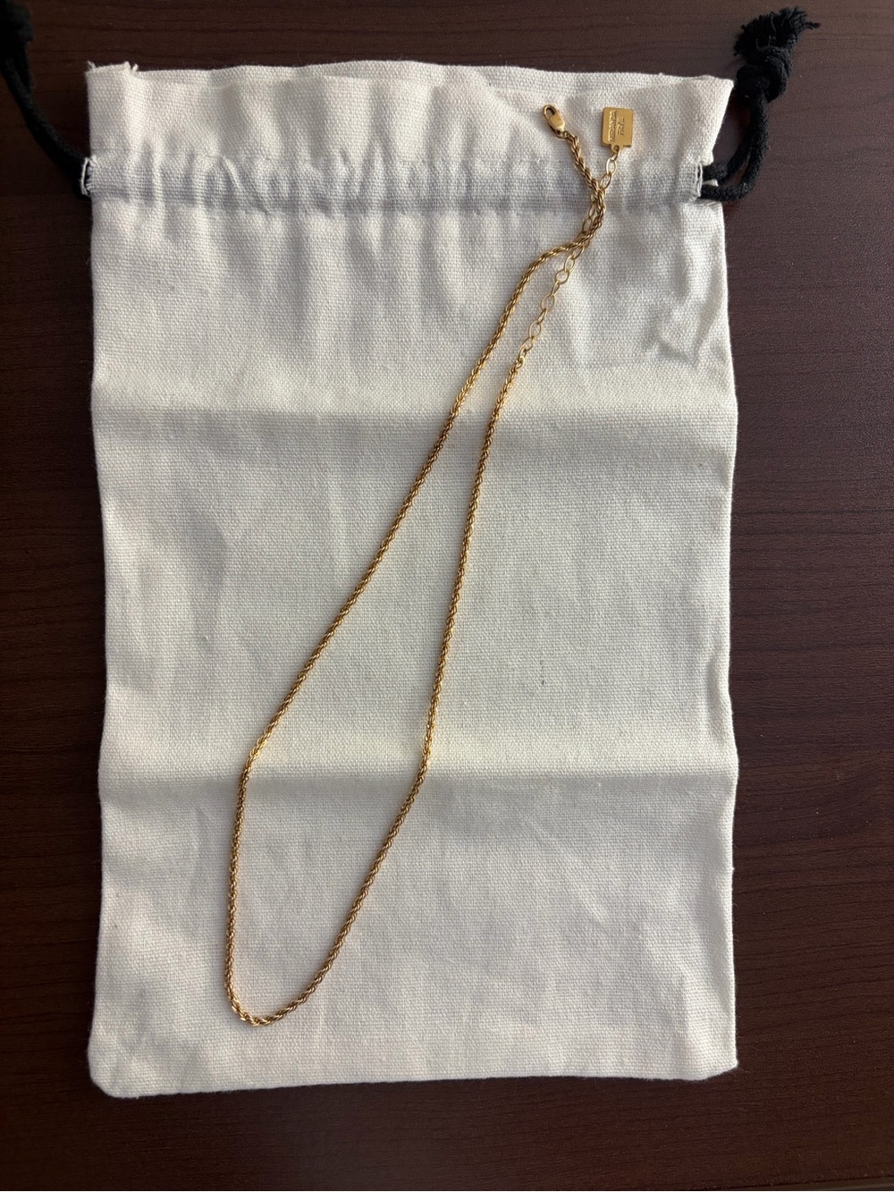 Miranda Frye Gold Rope Chain Necklace